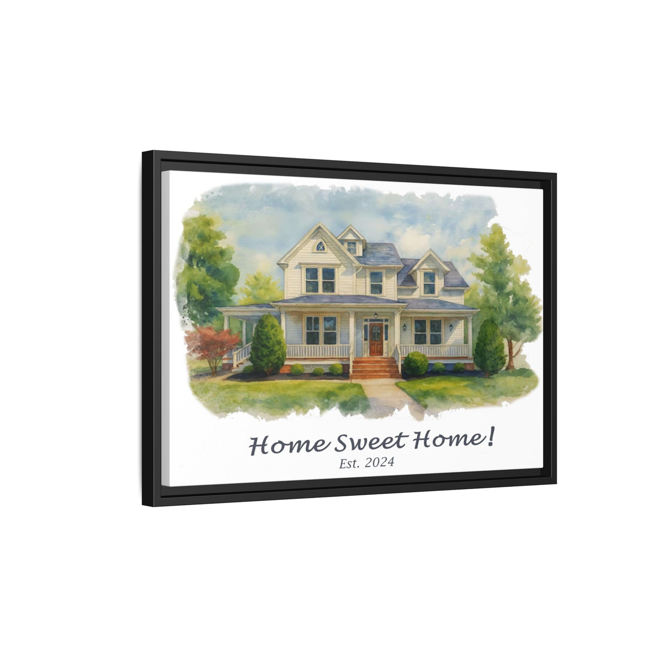 Copy of Custom, 24" X 16" Framed Canvas Art Print, with Premium 'Floating' Frame