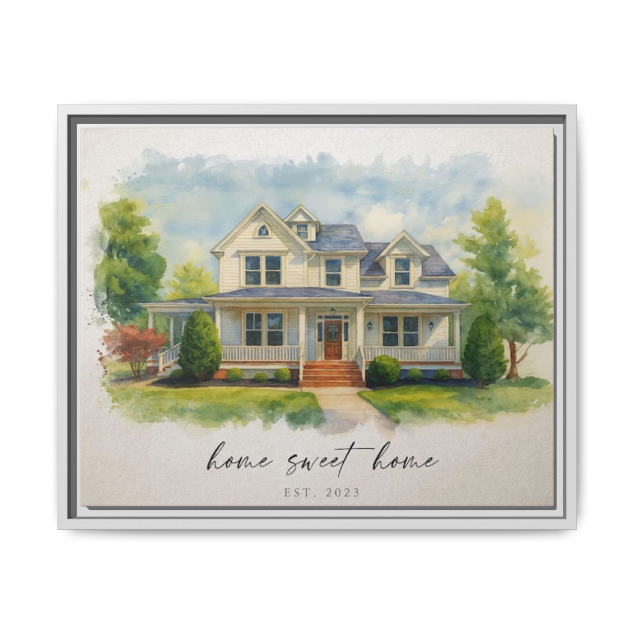 Custom Canvas Art Print, 20"x16" w/ Premium 'Floating' Frame