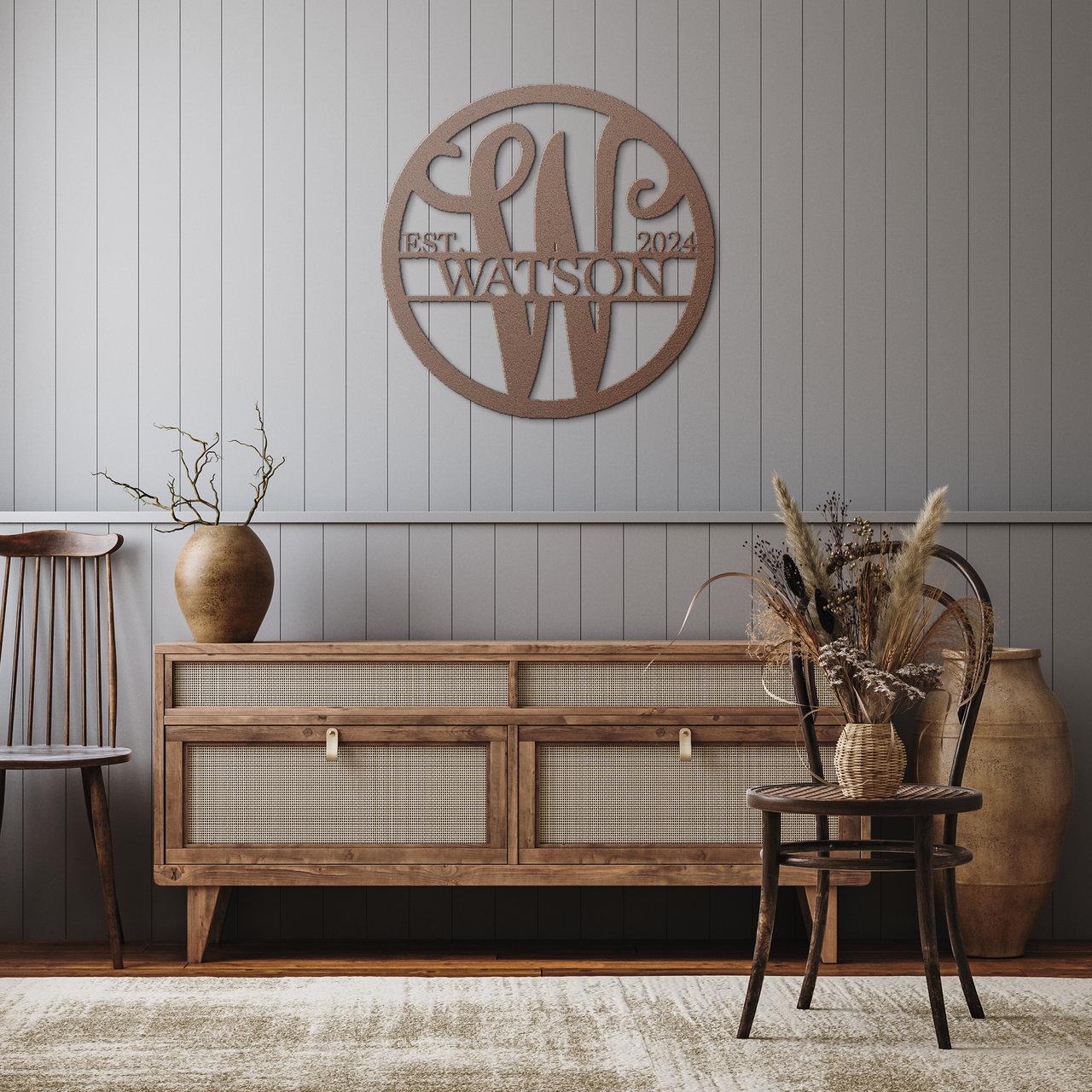 Large_Metal_Wall_Art_Signs_Copper_Rustic_Hallway_Mockup.png