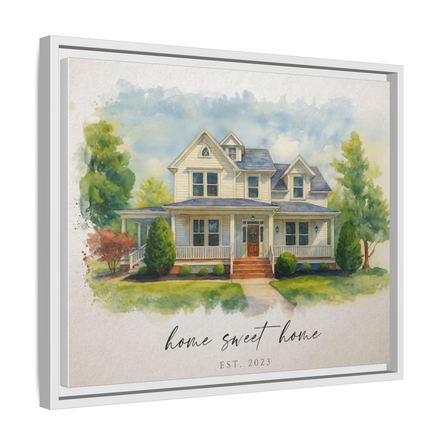 Custom Canvas Art Print, 20"x16" w/ Premium 'Floating' Frame