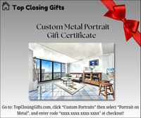 Custom Portrait Gift Cards