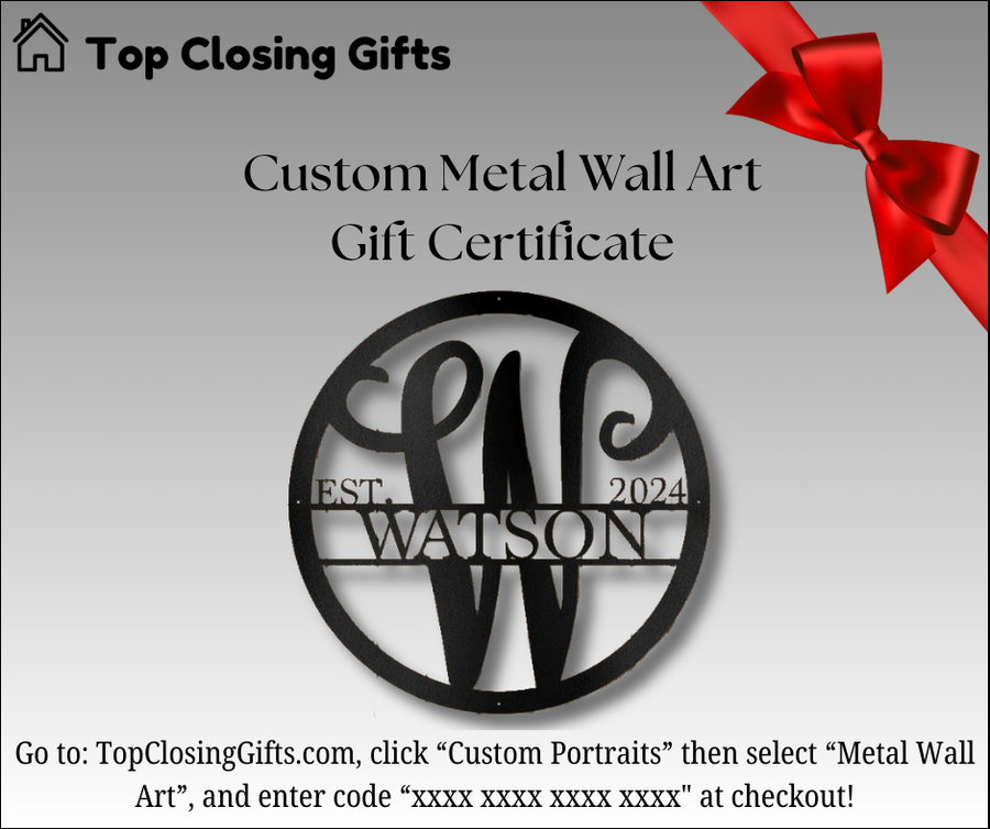 Custom Portrait Gift Cards