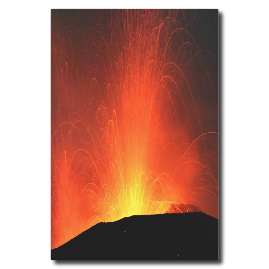 Kilauea Volcano Erupting November 2025 Metal Wall Art Sign, 20" x 30"